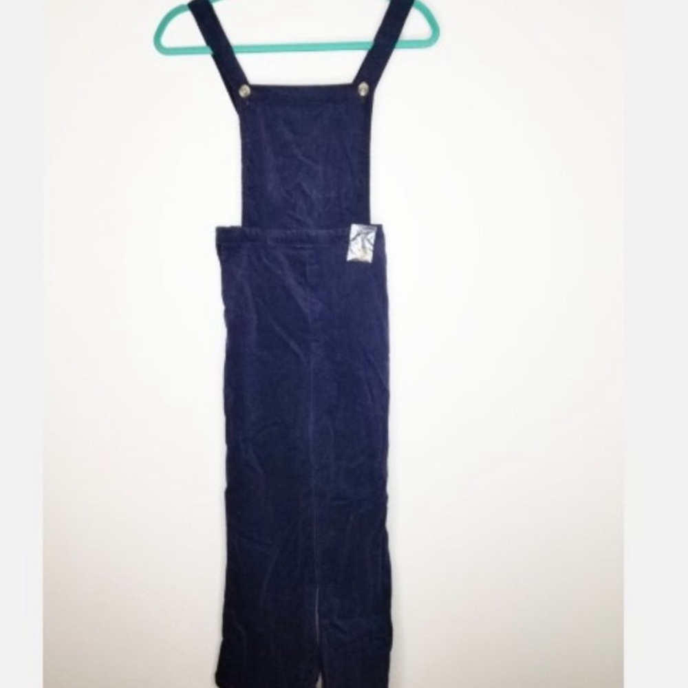 Corduroy Navy Overalls